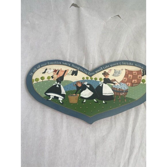 Double sided heart‎ shape wall art - Picture 3 of 9